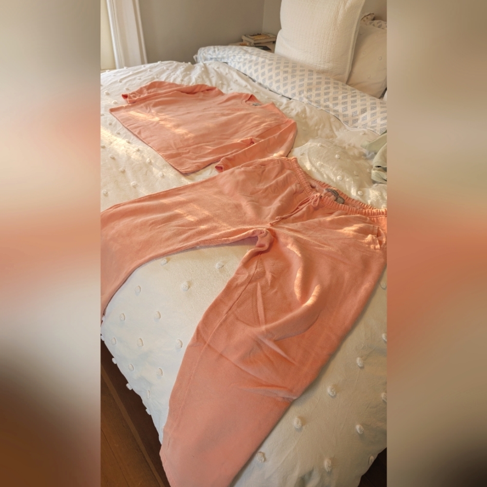 NORDSTROM Peach Women's Lounge Set, VINTAGE